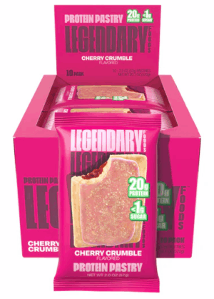 Legendary Foods Cherry Crumble Protein Pastry 10ct